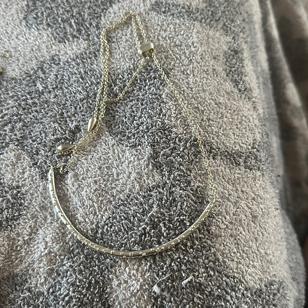 Kendra Scott Gold Amber Necklace